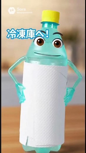 ペットボトルを早く冷やす方法 #ライフハック #ショート #ショート法