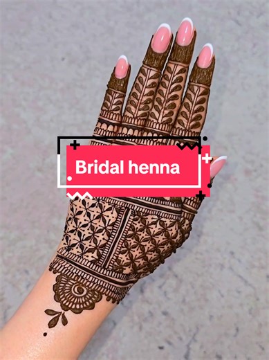 Full tutorial on my YouTube channel link in bio ✨️ ♥️ #bridalmehendi #mehndidesign #mehndi #eidhenna