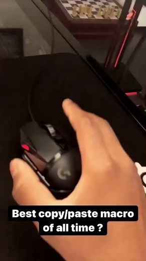 Best Logitech G502 Macro Copy/Paste Macro Function !!!!