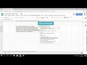 Google translate function in google sheet