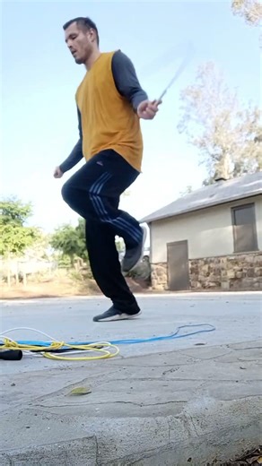 jumping rope in public