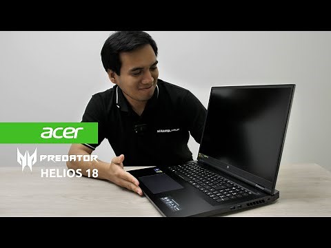 Unboxing laptop Acer Predator Helios 18 con Intel Core i7 📦💻