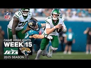 New York Jets vs. Jacksonville Jaguars Game Highlights | NFL 2025 Season Week 15