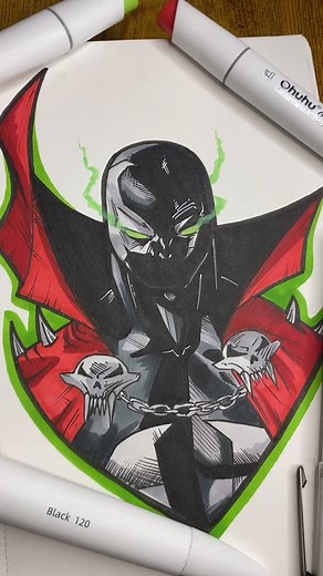 Chance | Drawing Spawn✍️ • • • • #art #artist #comic #comicart #invincible #drawing #marvel #graphicdesign #dc #markers #marker #markerart #markersketch | Instagram