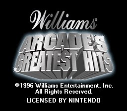 Williams Arcade Classics (SNES) - online game | RetroGames.cz
