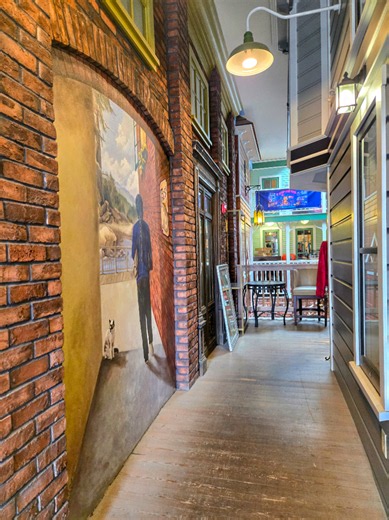Tiny Town Underground is a fun indoor stop in Astoria, Oregon. 🛍️ With its brick walls, winding hallways, and mix of small local shops, the underground space has a unique atmosphere that's different from anywhere else in town. Browse art, antiques, games, and other interesting finds as you explore. It's a fun place to add to your visit while exploring downtown Astoria. ✨ #astoriaoregon #oregoncoast #pnw #pacificnorthwest #roadtrip