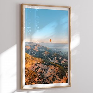 Hot Air Balloon Napa Valley Fine Art Photography Print, California Wine Country Wall Art, Sunrise Aerial Travel Decor Landscape - Etsy Canada