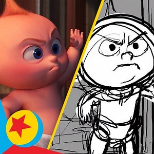 764K views · 1K shares | It’s a battle, baby! Jack-Jack takes on that pesky racoon in this storyboard side by side from Incredibles 2, now streaming only on #DisneyPlus. #DisneyPlusMovieNights | Pixar | Facebook
