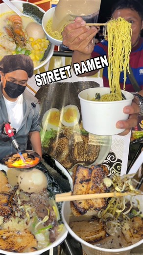 16 Hours pinakuluan yun Ramen Broth ang nagiisang Authentic Ramen sa Cabstop Food Park | Diskarteng Basic