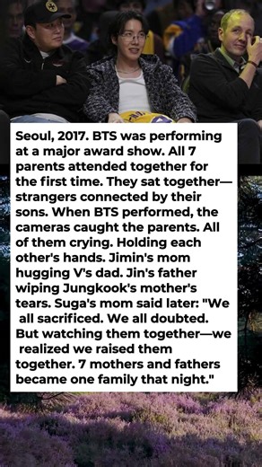 BTS Members' Parents Met for the First Time and Cried Together Watching Their Sons Perform