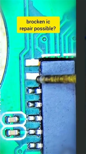 how to fix brocken micro chip?