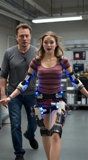 Elon Musk Build Humanoid robotic girl #ai #robotgirl #technology #elonmusk #tesla