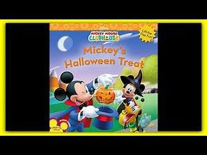 DISNEY MICKEY MOUSE "MICKEY'S HALLOWEEN TREAT" - Read Aloud Storybook for kids, children