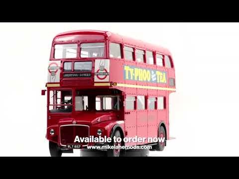The stunning 1:12 1961 Routemaster Bus – Full Partwork Kit with added Mike Lane USB Power Mod
