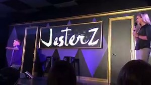 My dream to do comedy improv with Jason Gray from #StudioC finally happened tonight at #JesterZ !!!! | Evie Clair