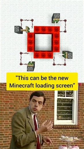 This NEEDS to be the new Minecraft Loading Screen! 😱🧱 #minecraft #shorts #minecraftshorts