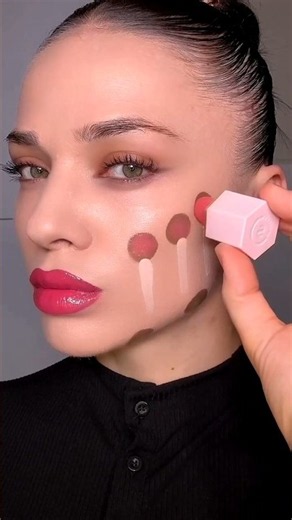 Cream Blush & Contour Hack | Easy Makeup Trick 💄#shorts