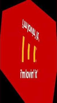 McDonalds Ident 2016 Modern Effects #shorts