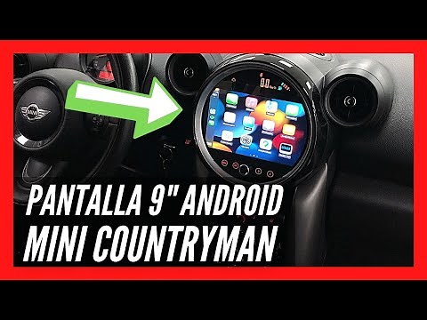 Pantalla Android MINI COUNTRYMAN R60 con CARPLAY!