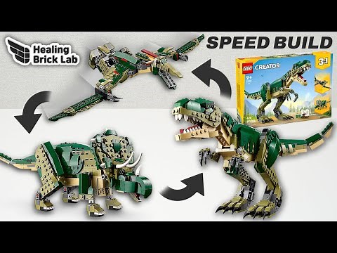LEGO Creator 31151 T.rex All 3 Models Speed Build