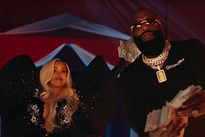 Rick Ross and DreamDoll turn up the heat in "Wiggle" video