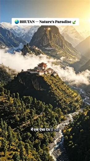 🌿 Bhutan is one of the world's most environmentally conscious countries