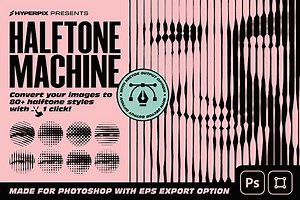 Halftone Machine Action - Convert Image to Halftone Styles | Hyperpix