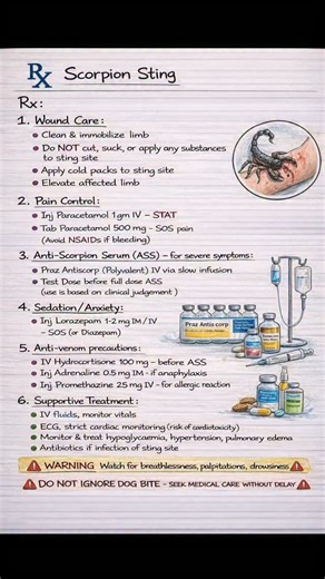 med Zankari on Instagram: "Scorpion sting #doctor #medicalstudent #pharmacist #viral #pharmacy"