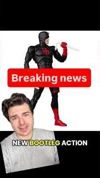 NEW bootleg toy news! Ct toys black daredevil - mafex marvel figure