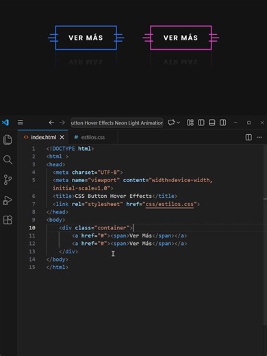 CSS Energy Button Hover Effects Neon Light Animation Effects on Hover #htmlcss #fyp #htmlcoding #paratiiiiii #diseñador #online #tiktoktutorial #css3 #programming #programacion #html #desarrolloweb #programacionweb #webdeveloper #developerslife #developers #webdev #coding #code #frontend #html5 #vscode #visualstudiocode #diseñadorweb #htmltutorial #paginasweb #websitedesign #javascript #css #aprendoencasa #responsive #responsivedesign