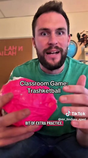 I shared about trashketball and you wanted to know how to play it so here it is! #teach #teacher #teachersoftiktok #classroomgames