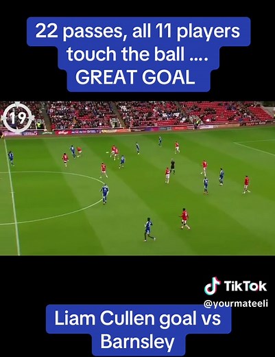 ⚽️ HOW GOOD WAS LEICESTER CITY GOAL VS BARNSLEY YESTERDAY ⚽️ A lot of issues to iron out but let’s take a minute to praise the goal we did score yesterday ….. 22 passes and all 11 players touches d the ball in the build up. #fyp #leicestercity #lcfc #leicester #barnsley