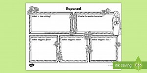 Rapunzel Book Review Writing Frame