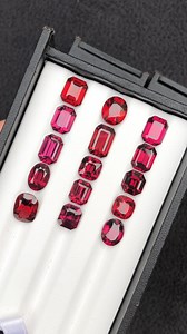 2.2K views · 28 shares | Here are the details: 1. *Gemstone type*: Rhodolite + Malaya Garnet Collection Grade Lot 2. *Weight*: ⚖️55.65 carats 3. *Clarity*: Eye clean to Loupe clean 4. *Price*: $55 per caratInbox me for details and inquiries or custom order #RhodoliteGarnet #MalayaGarnet #GarnetLot #Gemstones #PreciousStones #GarnetLovers | Gems Couture Creations | Facebook