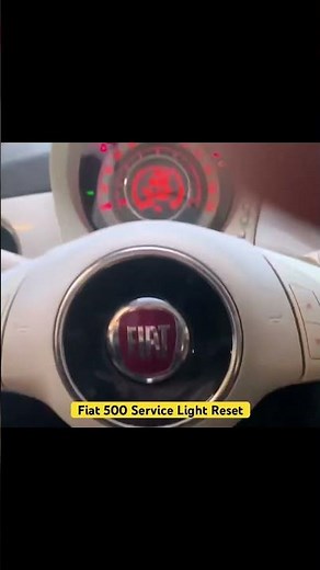 Fiat 500 Service Light Reset #automobile #speed #skodaauto #benzclub #offroad #fiattuning #kze