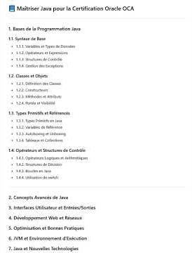 Java - 1.1.3 Structures de contrôle - OCA Audio Français