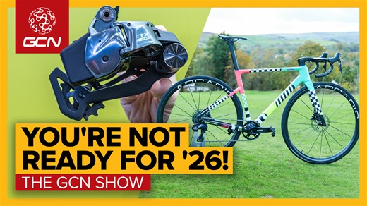 Welcome to the final GCN Show of the year, where Si and Dan dive into the trends that will shape the cycling world in 2026! We tackle the big debate: has Tadej Pogačar officially surpassed Eddy Merckx as the greatest male cyclist in history? From the rise of "gromestiques" and 32-inch mountain bike wheels to the shifting science of Zone 3 training, we’re looking ahead at what’s next for the sport. Plus, we look back at our epic adventures from the past year and feature your most ingenious (and q