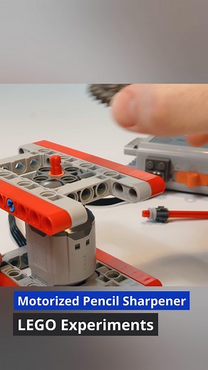 13K views · 130 reactions | Motorized LEGO Pencil Sharpener! Genius...