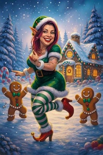 ai elf dancing Lacey