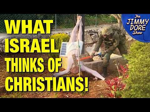 Israel ADMITS Intentionally Smashing Jesus Statue In Lebanon!