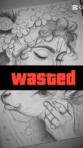 Normal Drawing → WASTED Phonk Edit 😳🔥