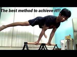 The most UNIQUE!! straddle planche tutorial out there (every method to get the straddle planche!!!)