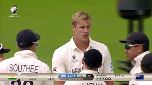 1.2M views · 10K reactions |  5/31 in the first innings  2/30 in the second  Dismissed Kohli twice The Player of the Match Kyle Jamieson's best moments from the match – what a game he had!  | ICC - International Cricket Council | Facebook