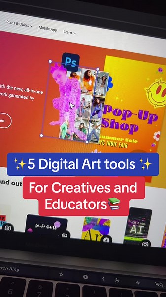 Here are 5 digital tools to unleash your or your students' creativity and create an immersive learning environment that sparks their imagination. Watch full video on our YouTube channel (Link in Bio) #ideasfoundation #CreativeTools #fyp #creative #education #creativecareer #creativeindustry #inspiration #teacher #learnontiktok #student #school
