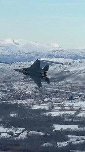 1M views · 25K reactions | Strike Eagle soaring through the snowy Mach Loop landscape. Definitely a highlight of the year for me! | Tom Whitworth Photo | Facebook