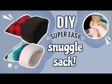 Easy DIY Snuggle Sack For Small Animals
