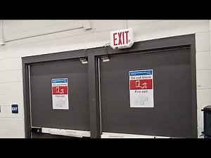 exit signs at Walmart