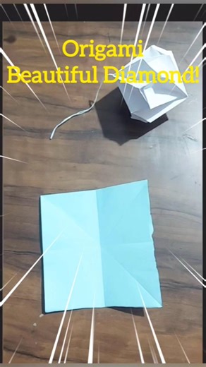 Origami Beautiful Diamond 💎 Paper Craft #folding #artandcraft #diy #creativeart #paperfolding
