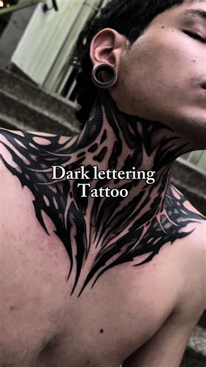 Dark lettering tattoo🔥 Trabajo realizado en dos sesiones para @bryan_tg17 gracias por elegir mi trabajo bro 🙏🏻 #darklettering #medellin #tattooart