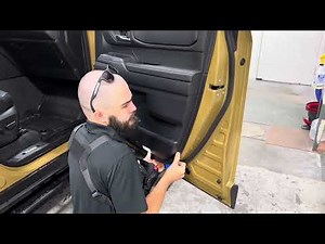 How to Remove Door Panel/Window Gasket on a 2024 Toyota Land Cruiser First Edition 🏆